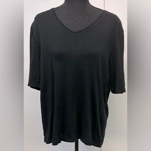 Chico’s Woman’s Elbow-Sleeve Stripe Tee- Size 2 = U.S. 12